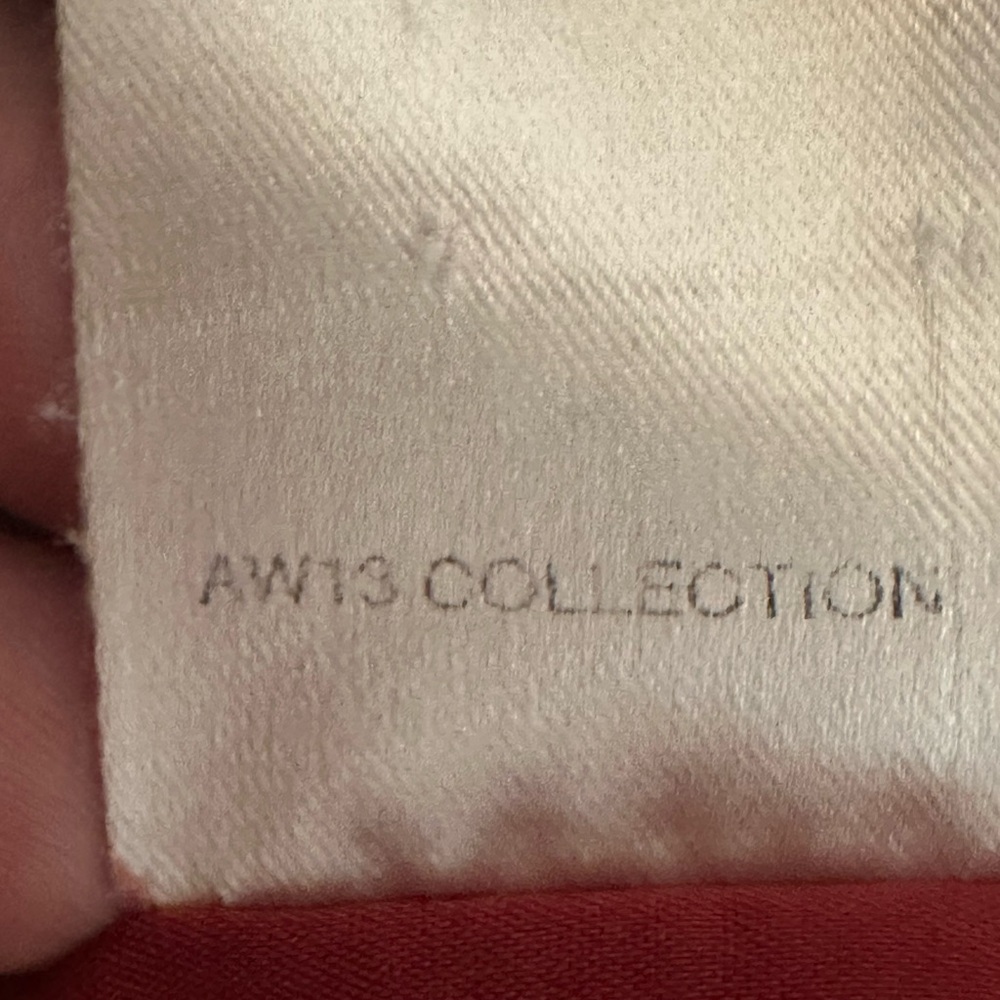 Burberry Burgundy Satin Midi Dress - Picture 15 of 15